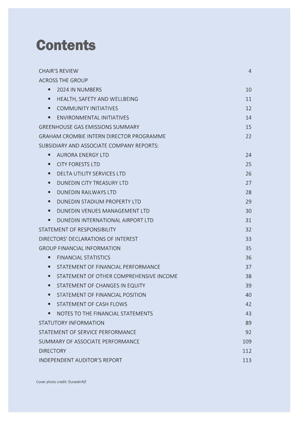 Report Plans of Council Wednesday, 30 October 2024