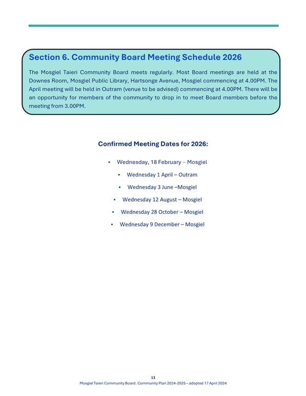 A close-up of a meeting schedule

Description automatically generated